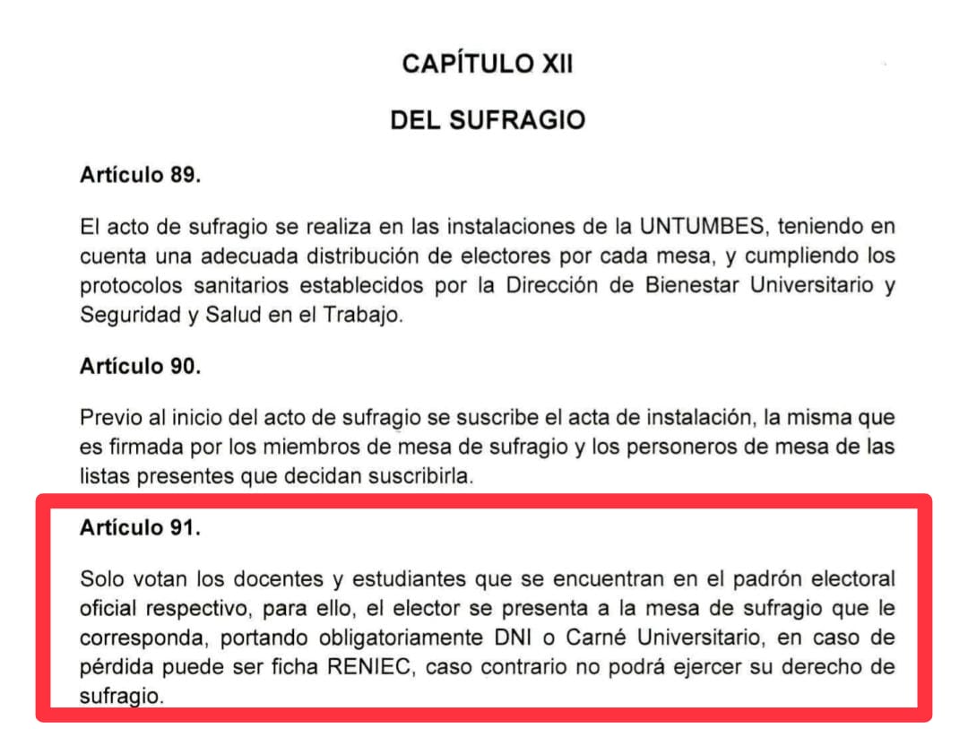 Del Sufragio